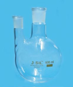 Round Bottom Flasks, Two neck, centre neck and one paralle side neck (906)